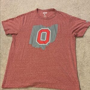 Ohio State Men's Red Graphic T-Shirt